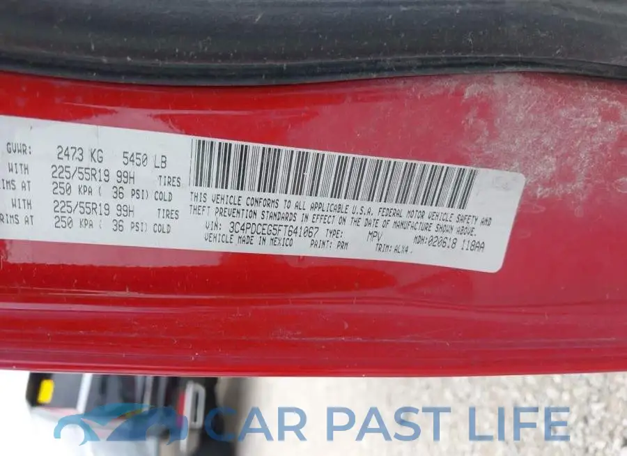 3C4PDCEG5FT641067# 9