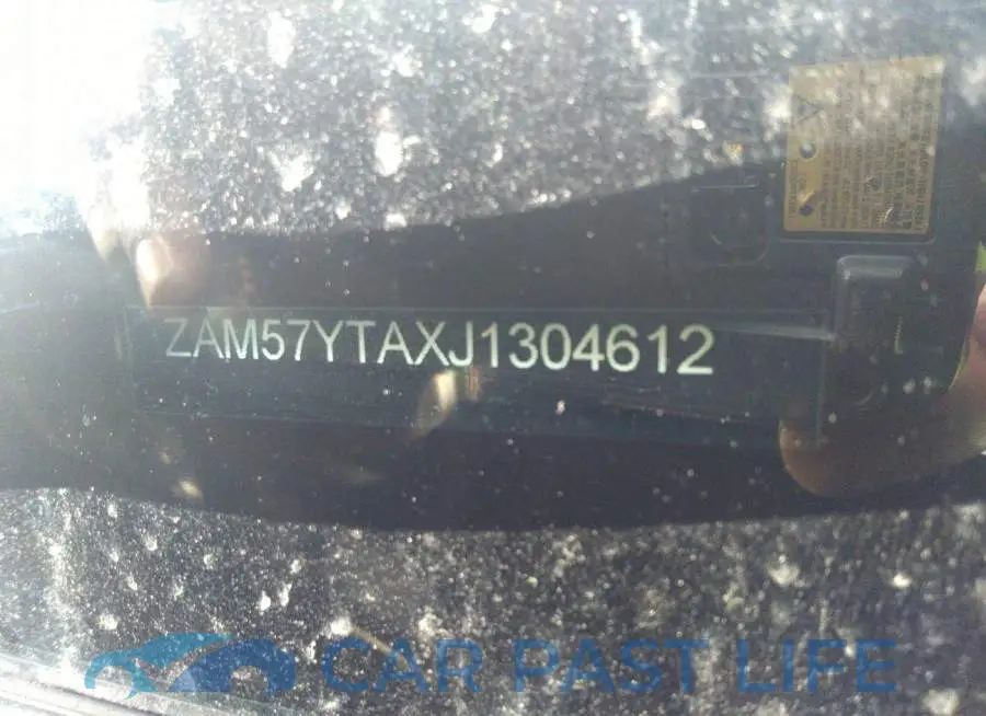 ZAM57YTAXJ1304612# 9