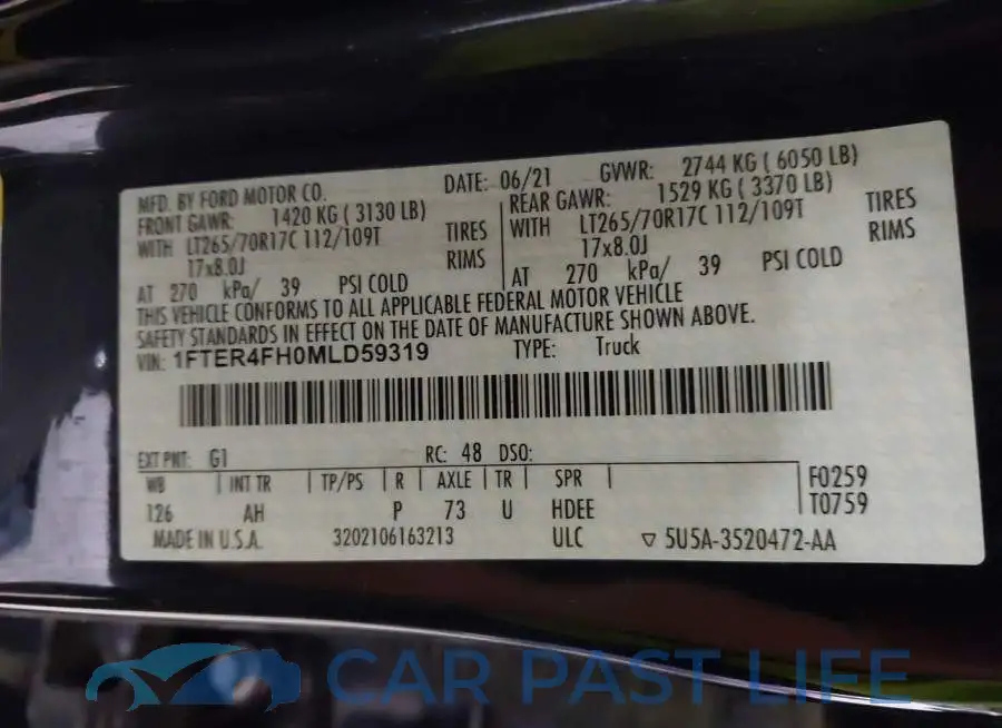 1FTER4FH0MLD59319# 9