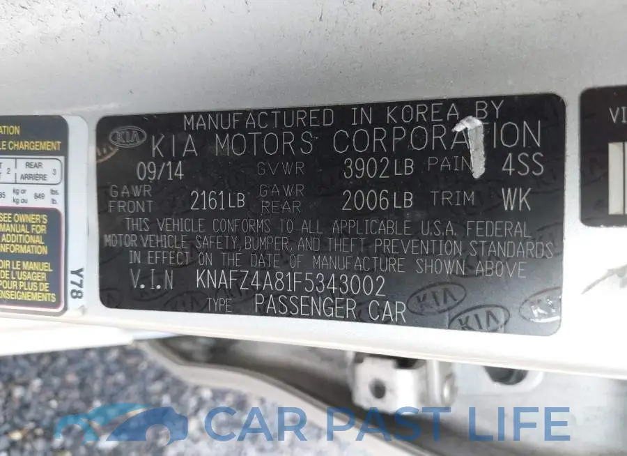 KNAFZ4A81F5343002# 9
