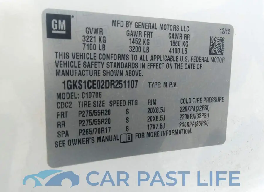 1GKS1CE02DR251107# 9