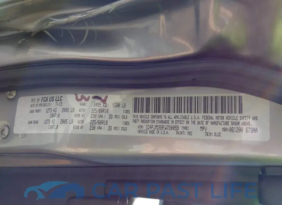 1C4PJMDS9FW720059# 9