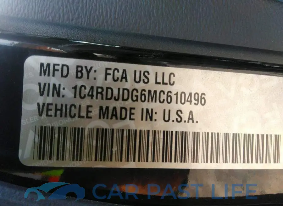 1C4RDJDG6MC610496# 9