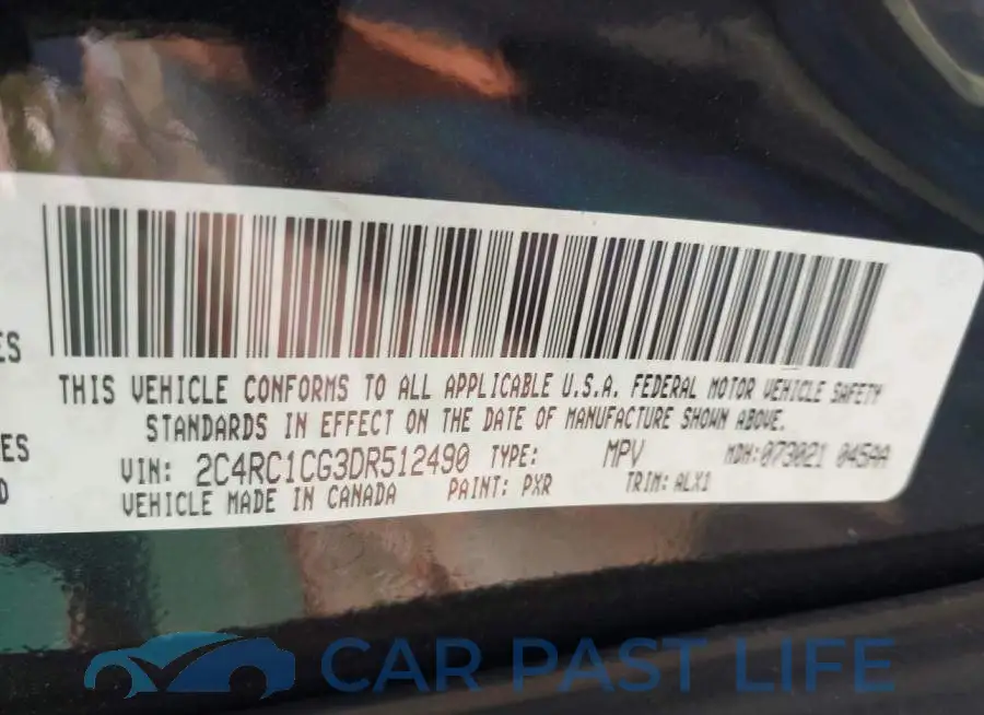 2C4RC1CG3DR512490# 9