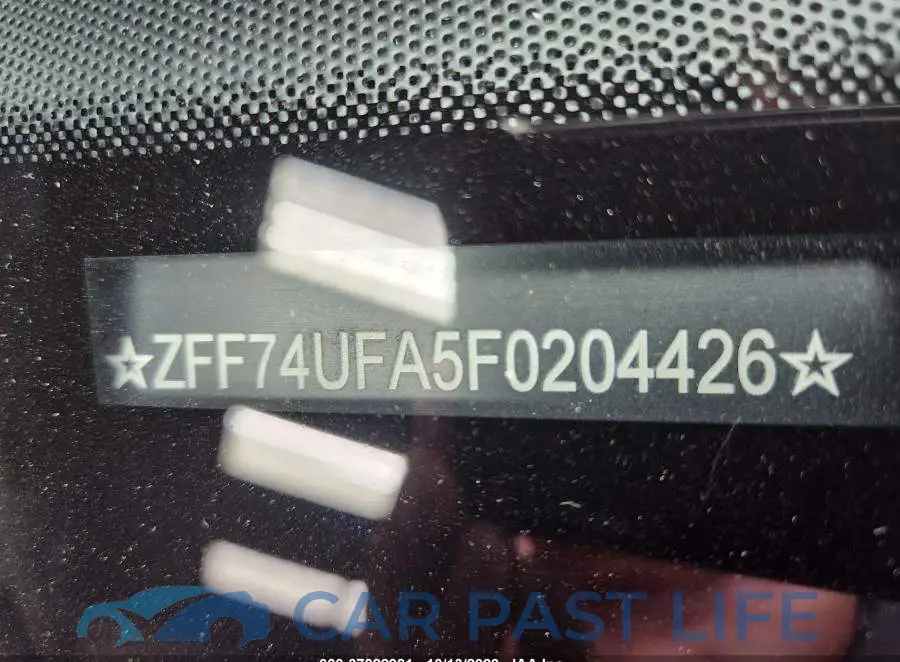 ZFF74UFA5F0204426# 9