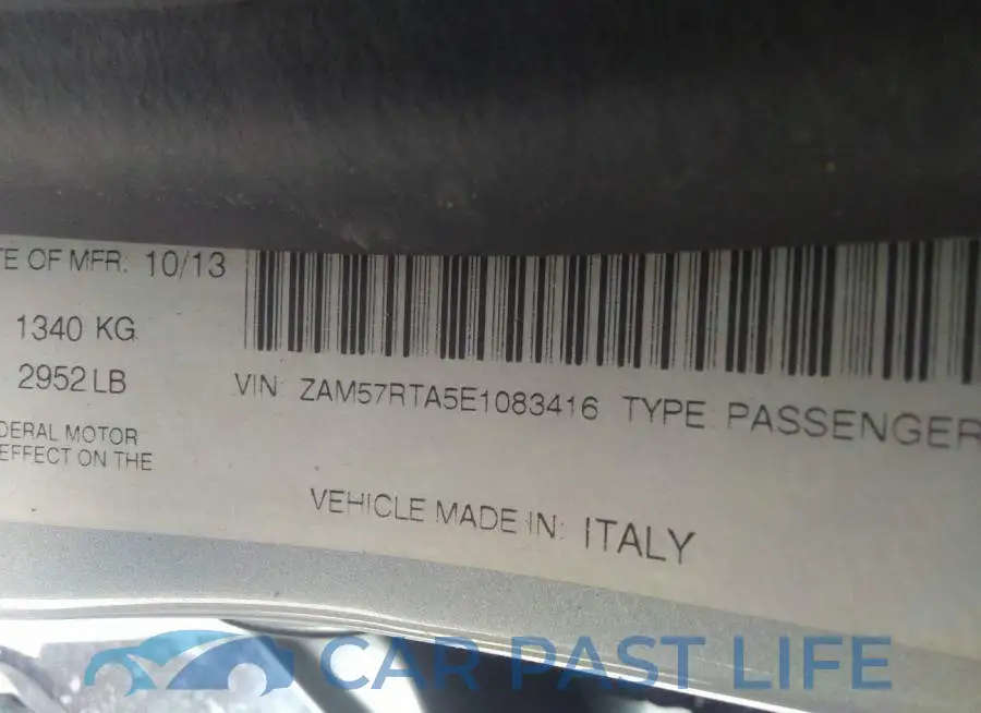 ZAM57RTA5E1083416# 9