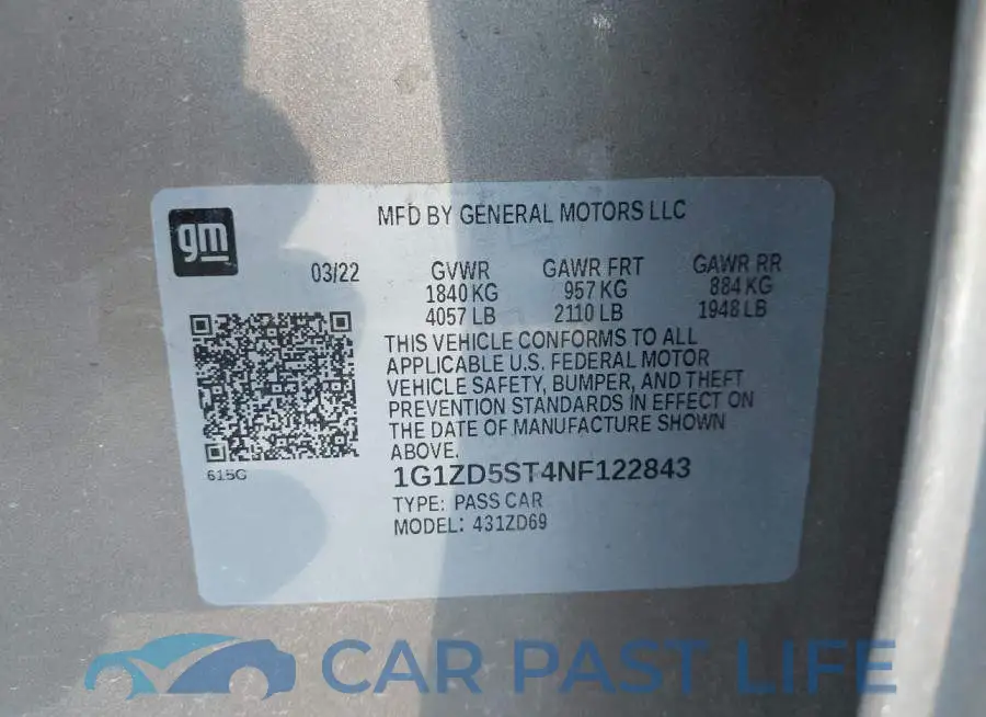 1G1ZD5ST4NF122843# 9