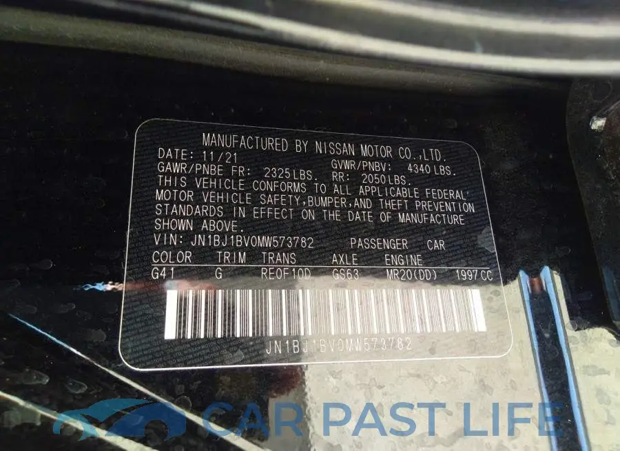 JN1BJ1BV0MW573782# 9