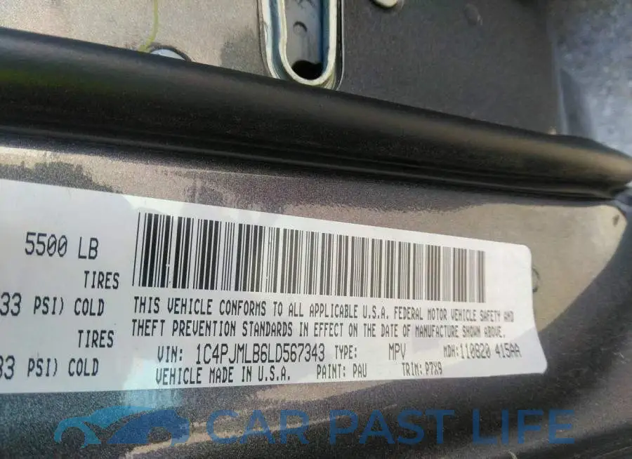 1C4PJMLB6LD567343# 9