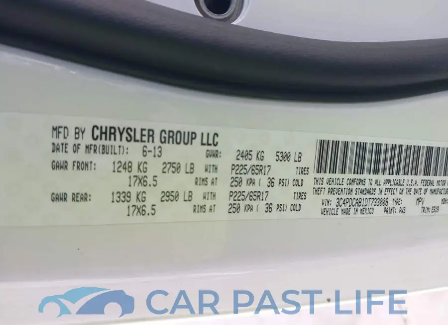 3C4PDCAB1DT733008# 9