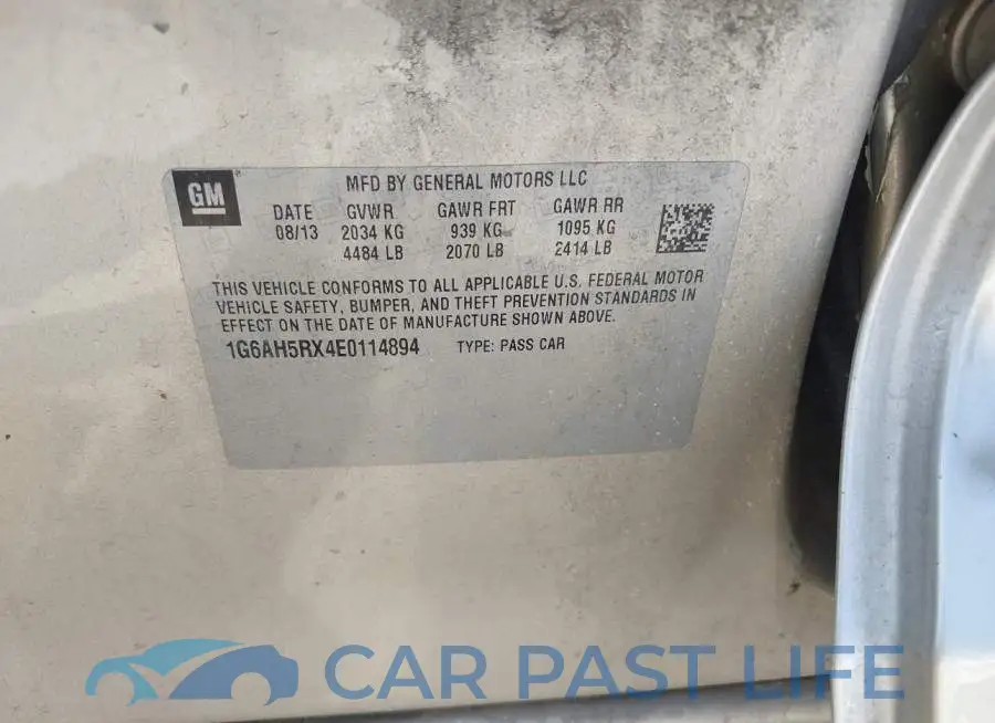 1G6AH5RX4E0114894# 9