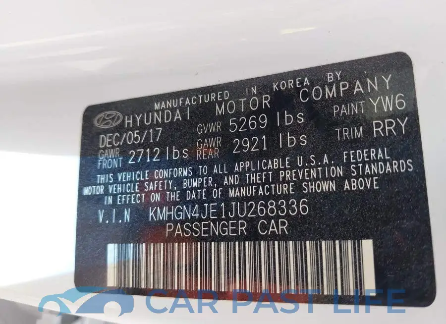 KMHGN4JE1JU268336# 9