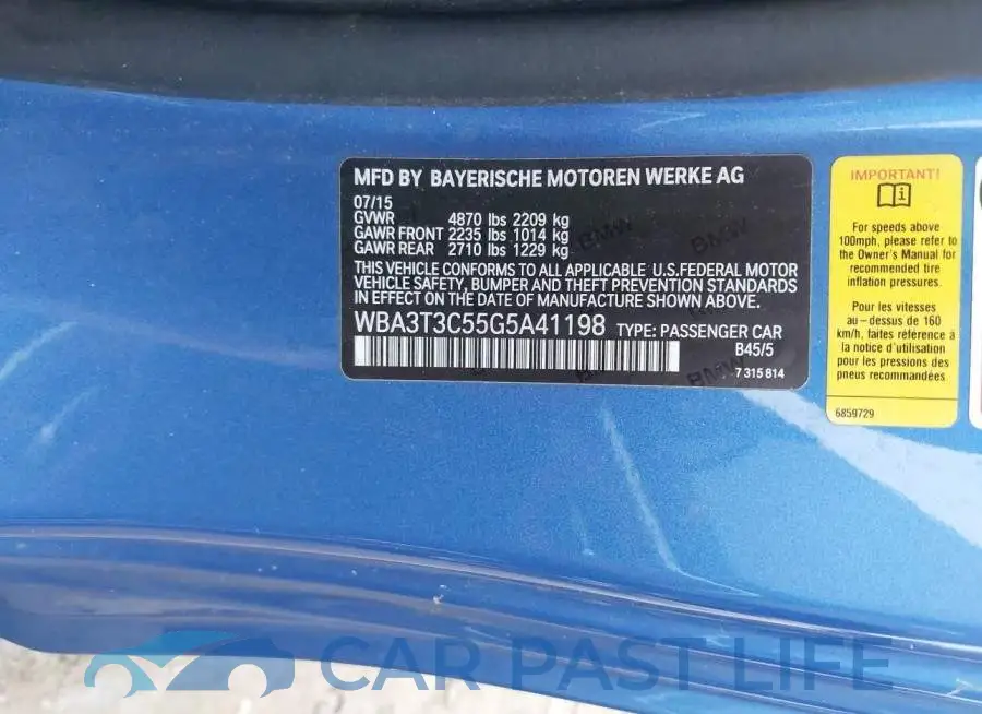 WBA3T3C55G5A41198# 9