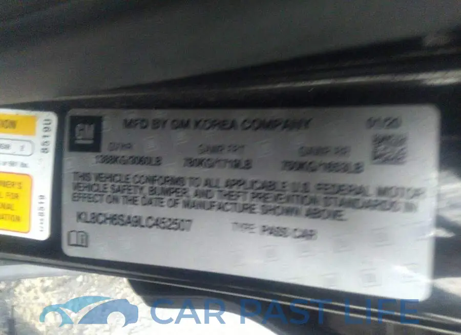 KL8CH6SA9LC452507# 9