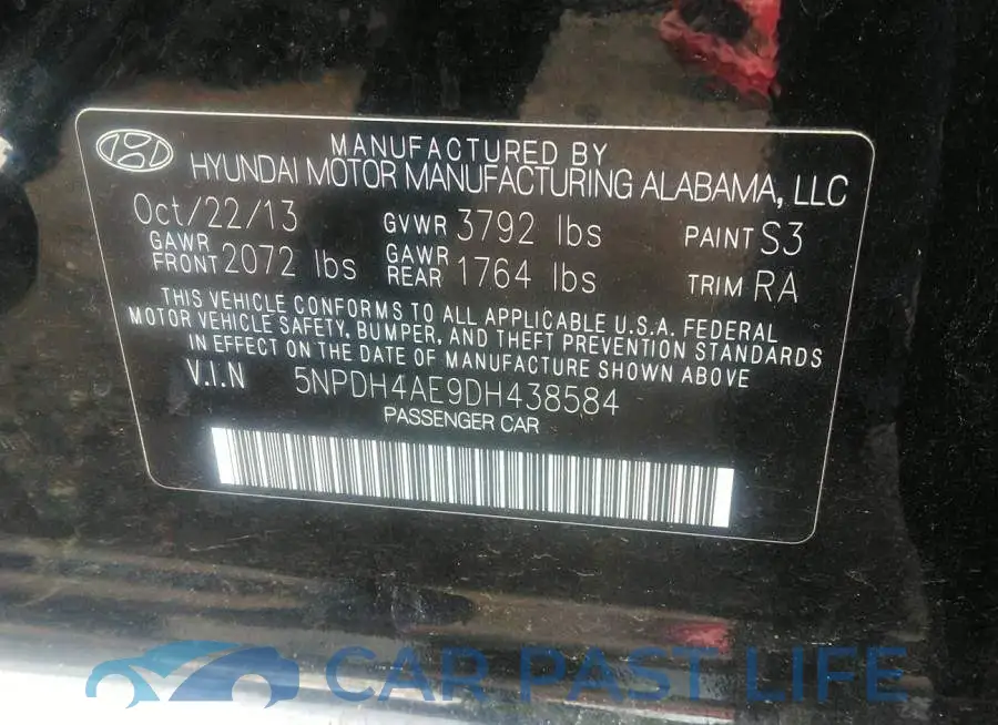 5NPDH4AE9DH438584# 9