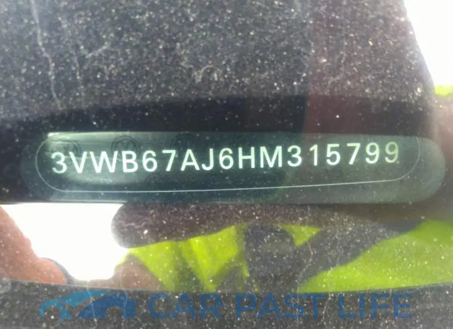 3VWB67AJ6HM315799# 9