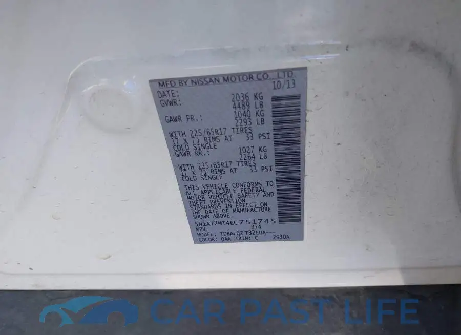 5N1AT2MT4EC751745# 9