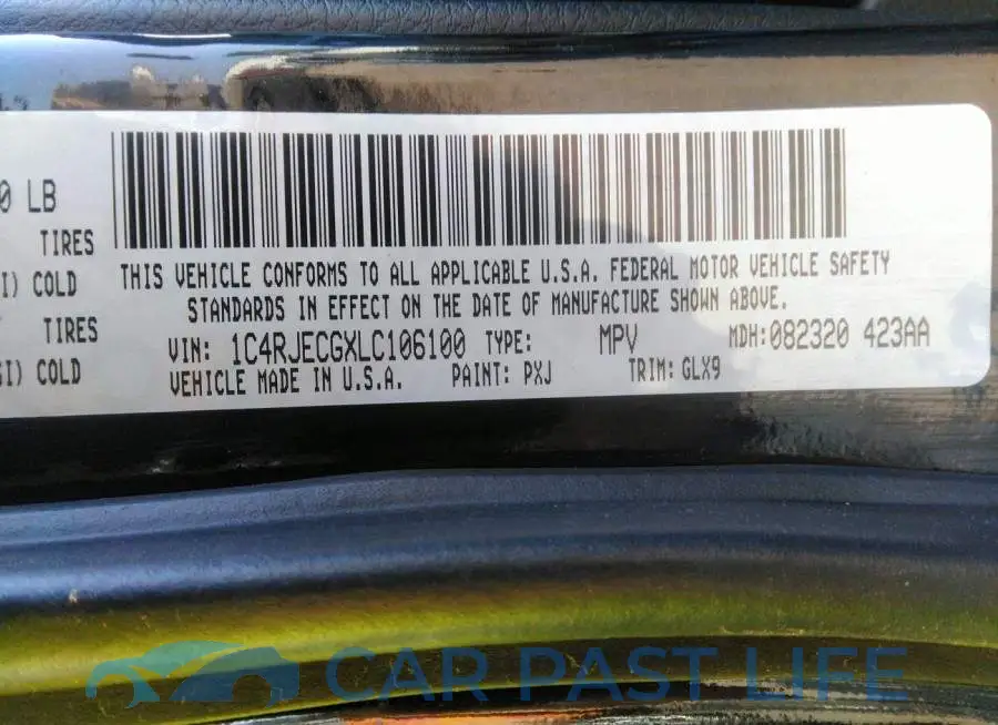 1C4RJECGXLC106100# 9