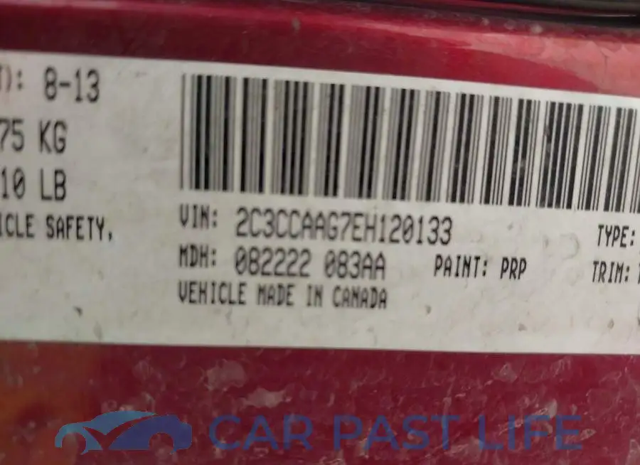 2C3CCAAG7EH120133# 9
