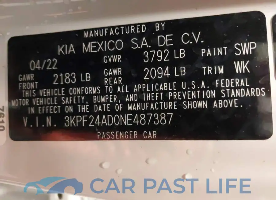 3KPF24AD0NE487387# 9