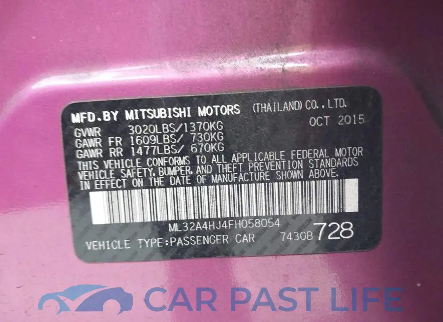 ML32A4HJ4FH058054# 9