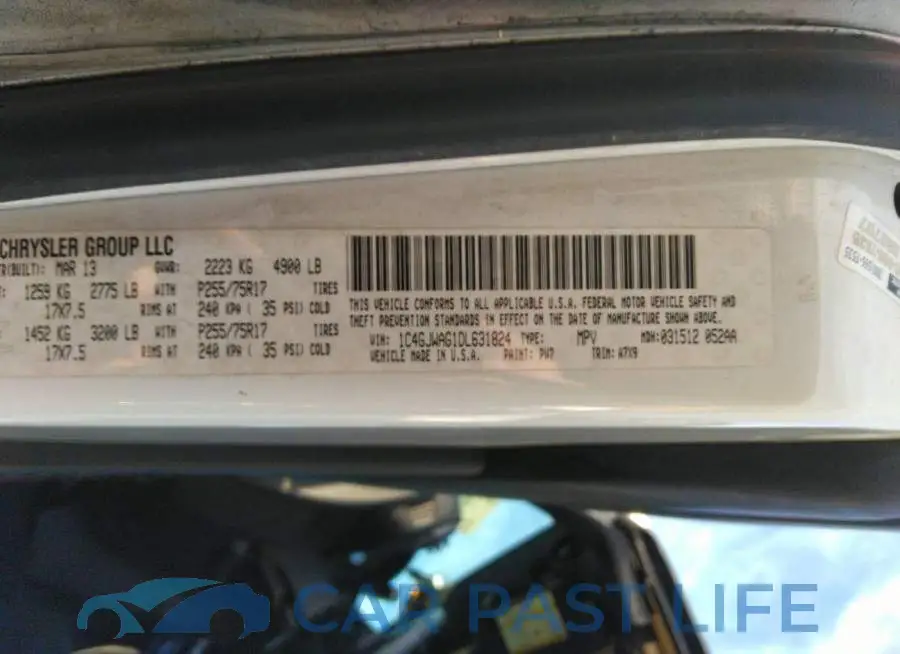 1C4GJWAG1DL631824# 9