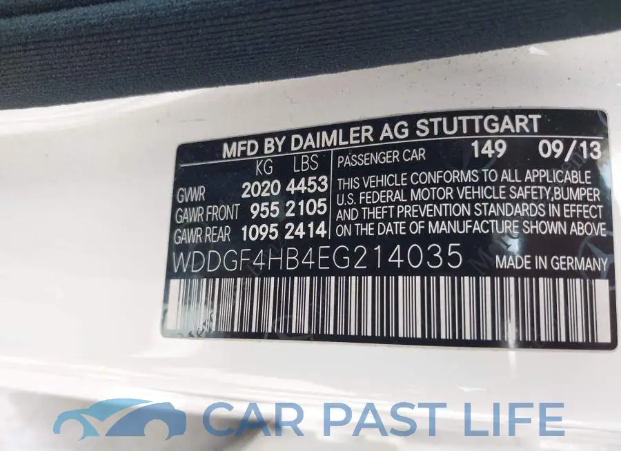 WDDGF4HB4EG214035# 9