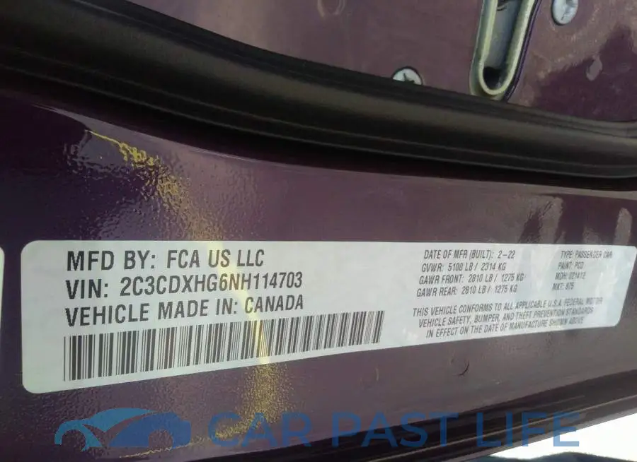 2C3CDXHG6NH114703# 9
