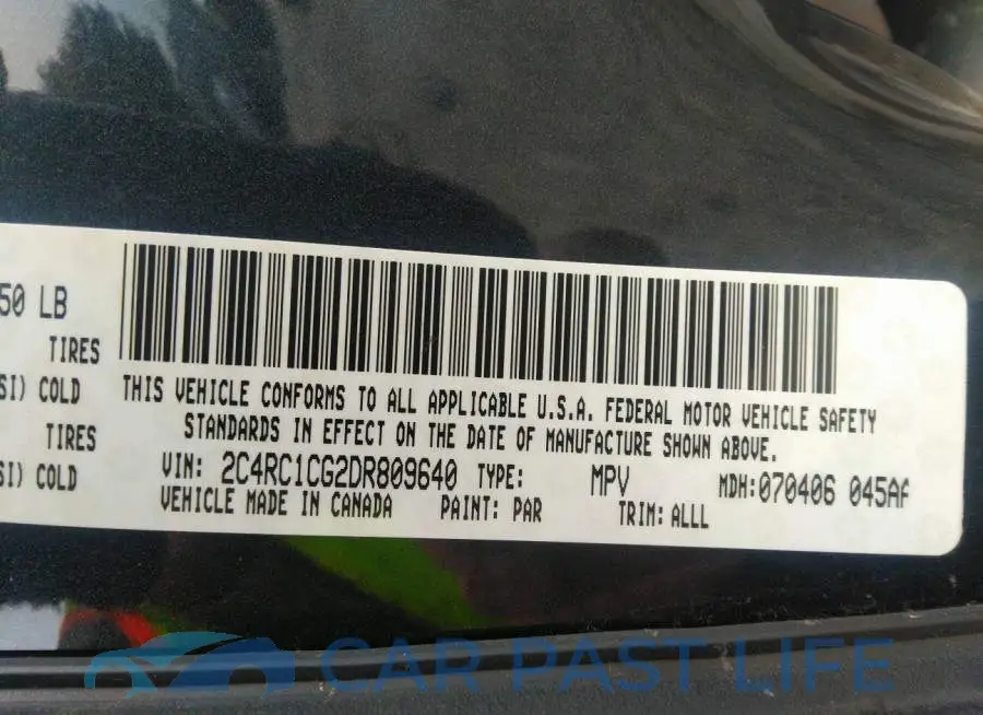 2C4RC1CG2DR809640# 9