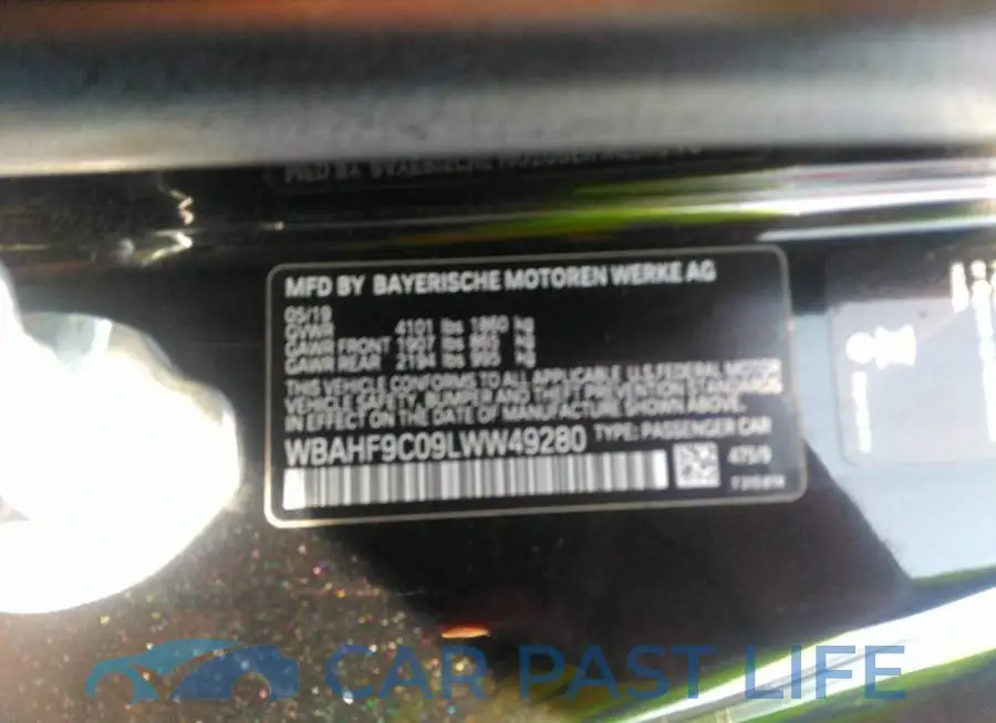 WBAHF9C09LWW49280# 9