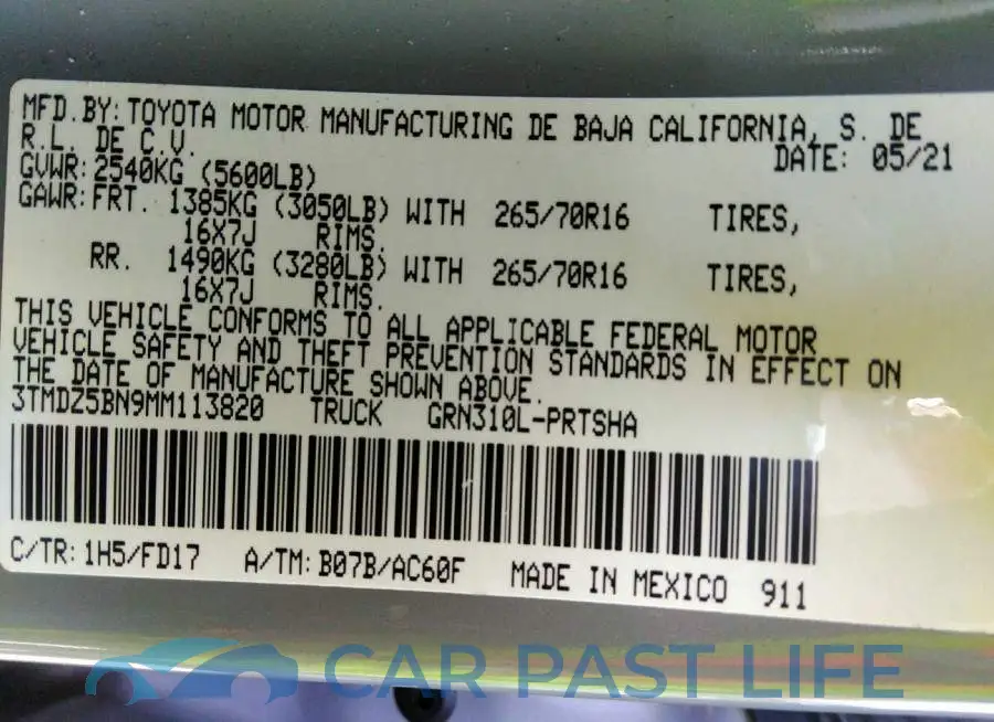 3TMDZ5BN9MM113820# 9