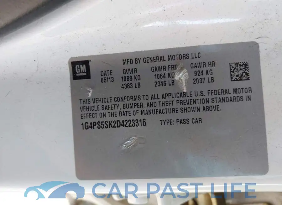 1G4PS5SK2D4223316# 9