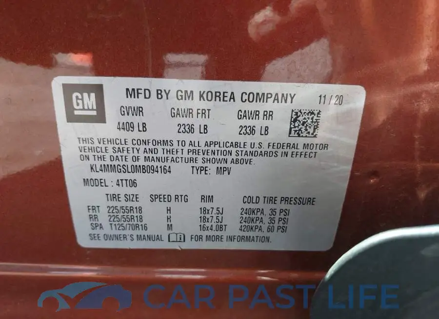 KL4MMGSL0MB094164# 9