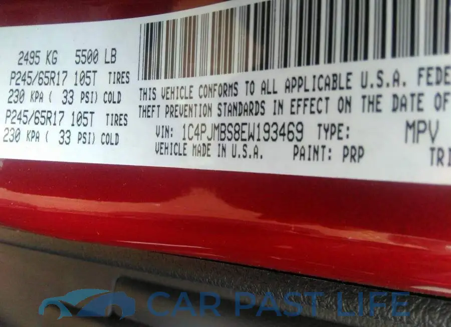 1C4PJMBS8EW193469# 9