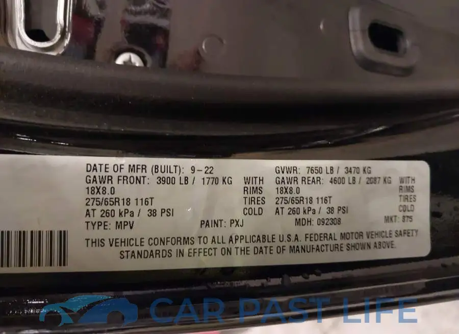 1C4SJVAT9NS228151# 9