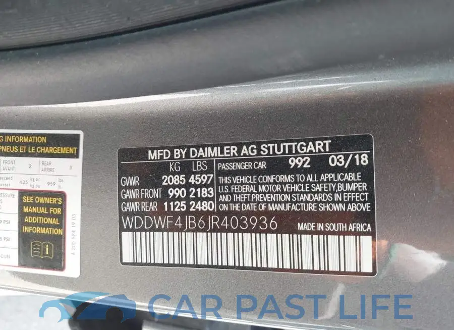 WDDWF4JB6JR403936# 9