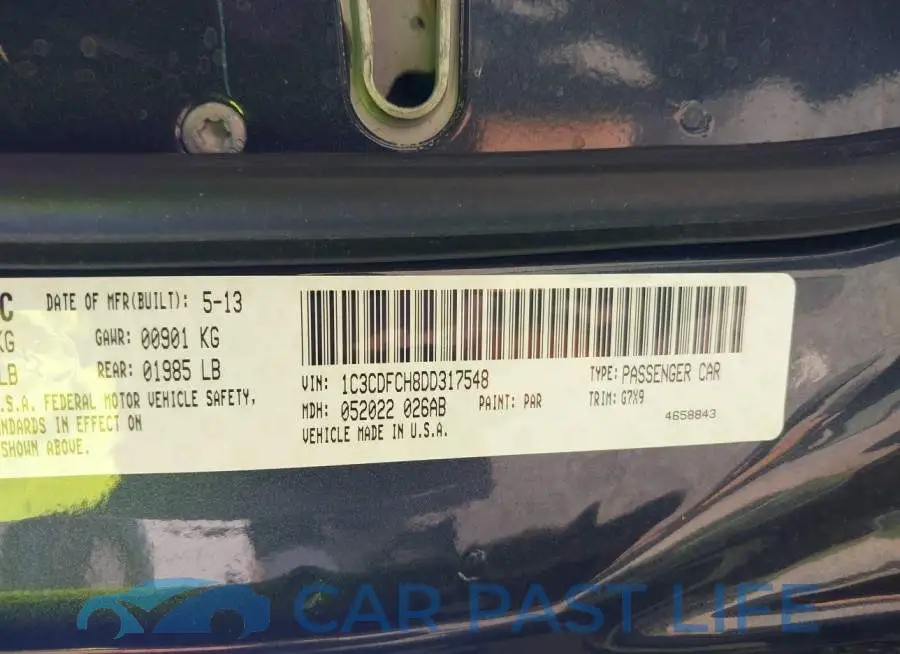 1C3CDFCH8DD317548# 9