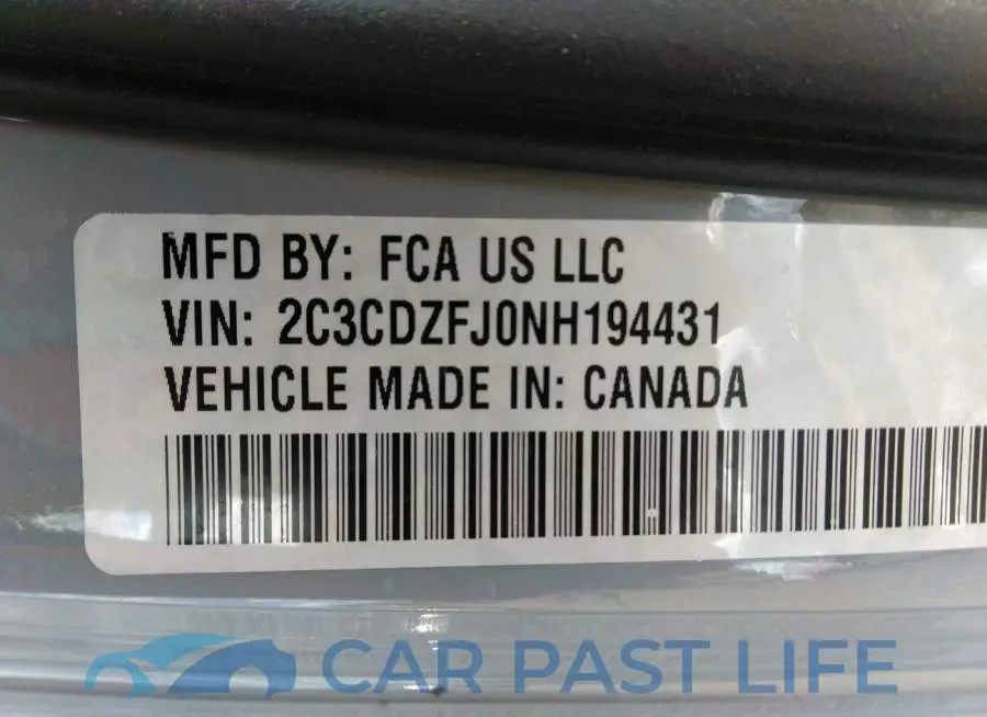 2C3CDZFJ0NH194431# 9