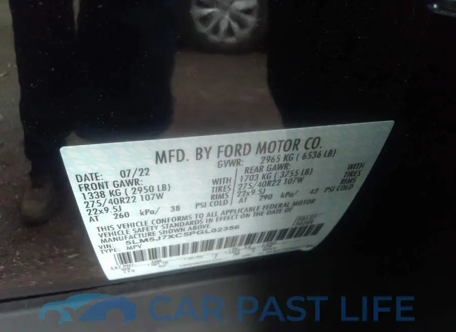 5LM5J7XC5PGL02356# 9