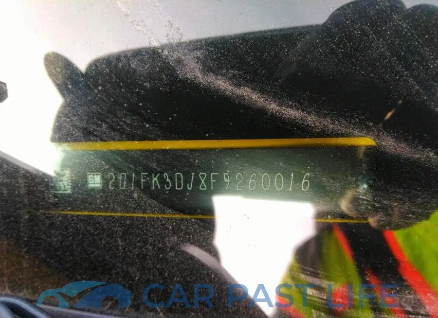 2G1FK3DJ8F9260016# 9