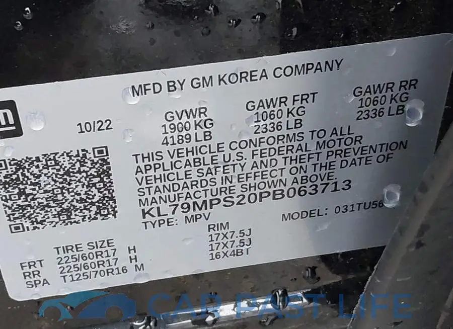 KL79MPS20PB063713# 9