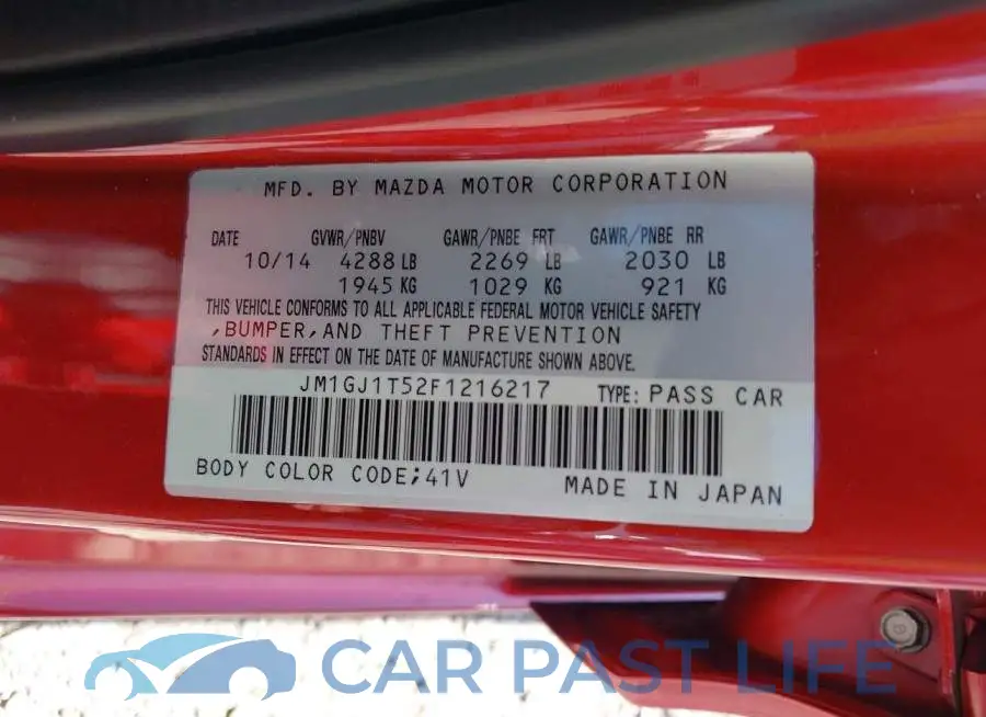 JM1GJ1T52F1216217# 9