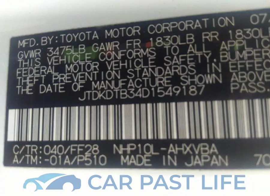 JTDKDTB34D1549187# 9