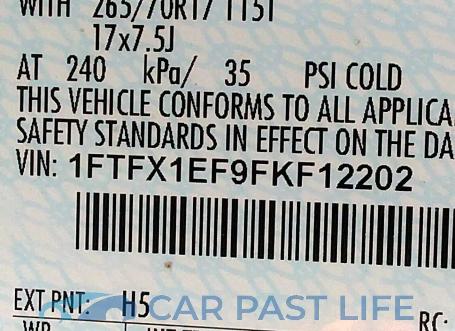 1FTFX1EF9FKF12202# 9