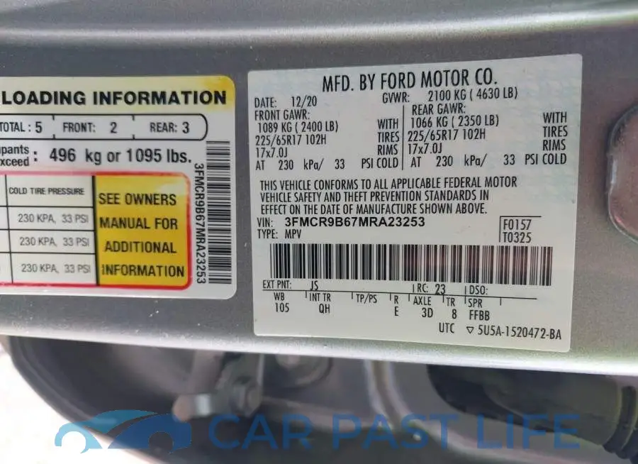 3FMCR9B67MRA23253# 9