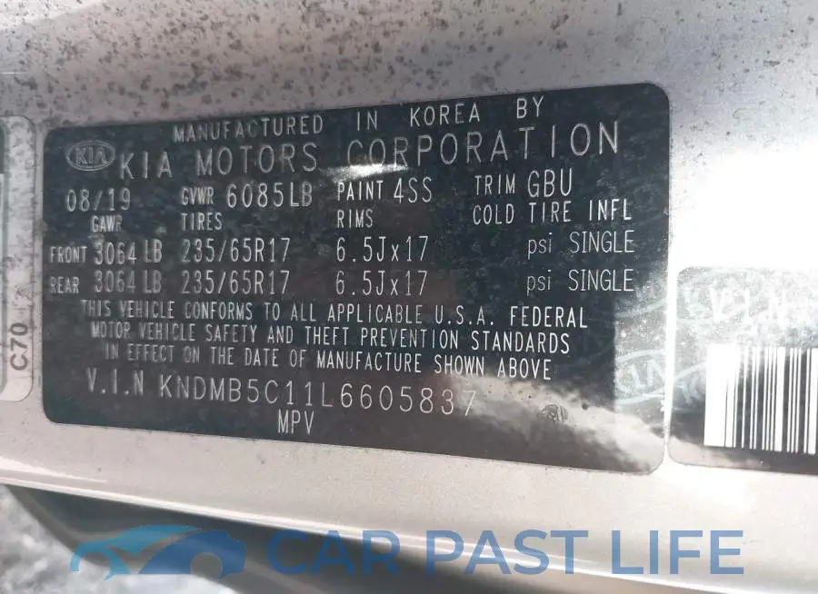 KNDMB5C11L6605837# 9