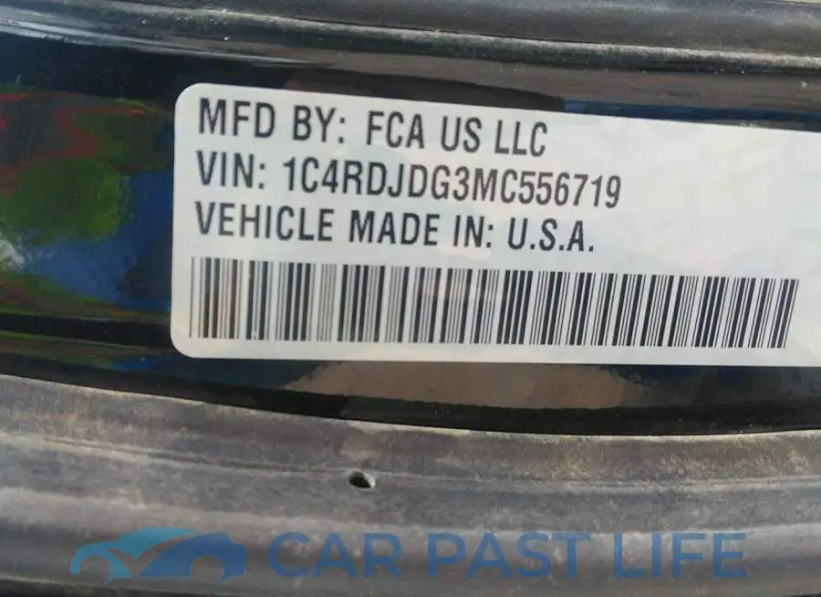 1C4RDJDG3MC556719# 9
