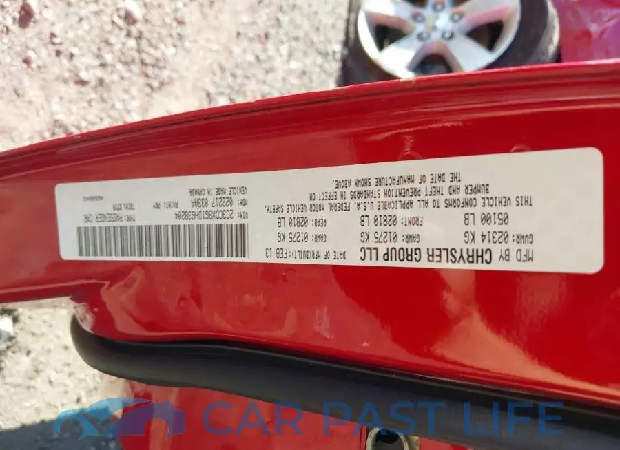 2C3CDXBG1DH638204# 9