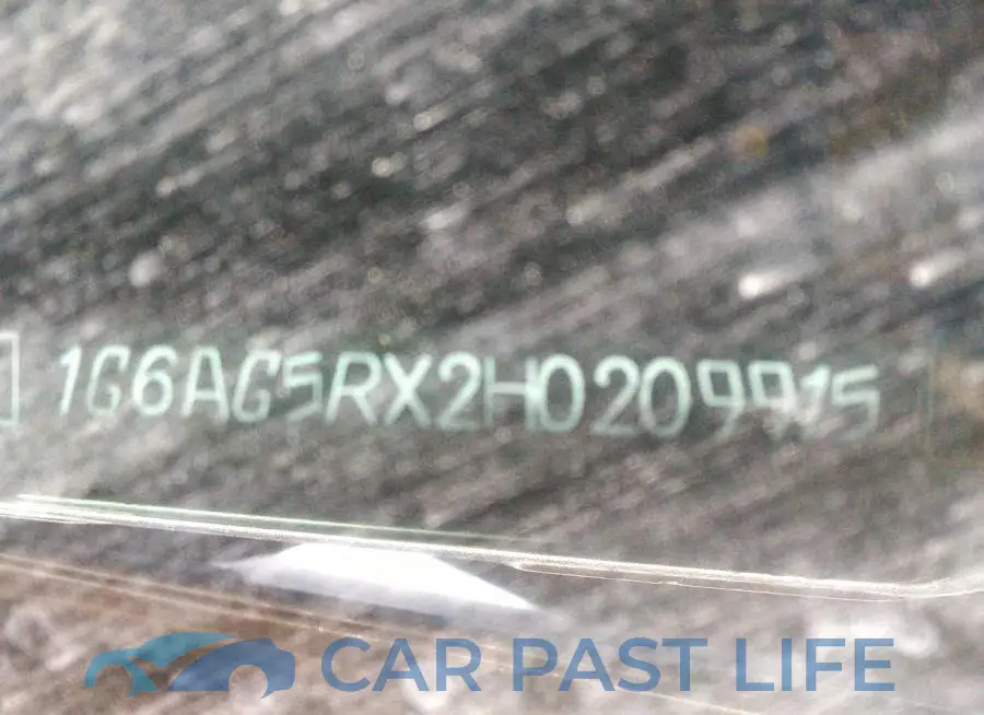 1G6AG5RX2H0209915# 9