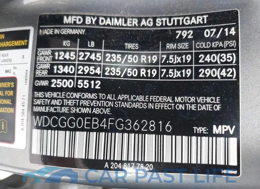 WDCGG0EB4FG362816# 9